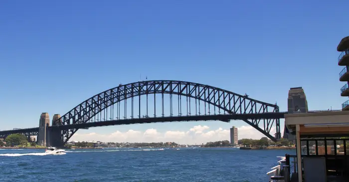 Millennium Bridge in Podgorica, Montenegro